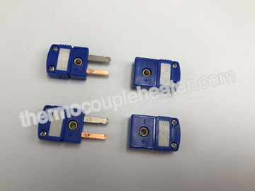 China Datilografe conectores masculinos de T e fêmeas diminutos com materiais folheados a níquel do ferro, cor azul fornecedor